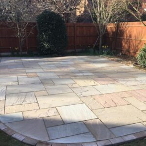 Indian sandstone patio (8)
