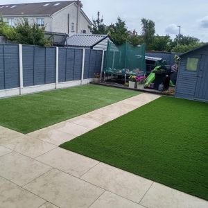 New Patio and Lawn Dockenfield