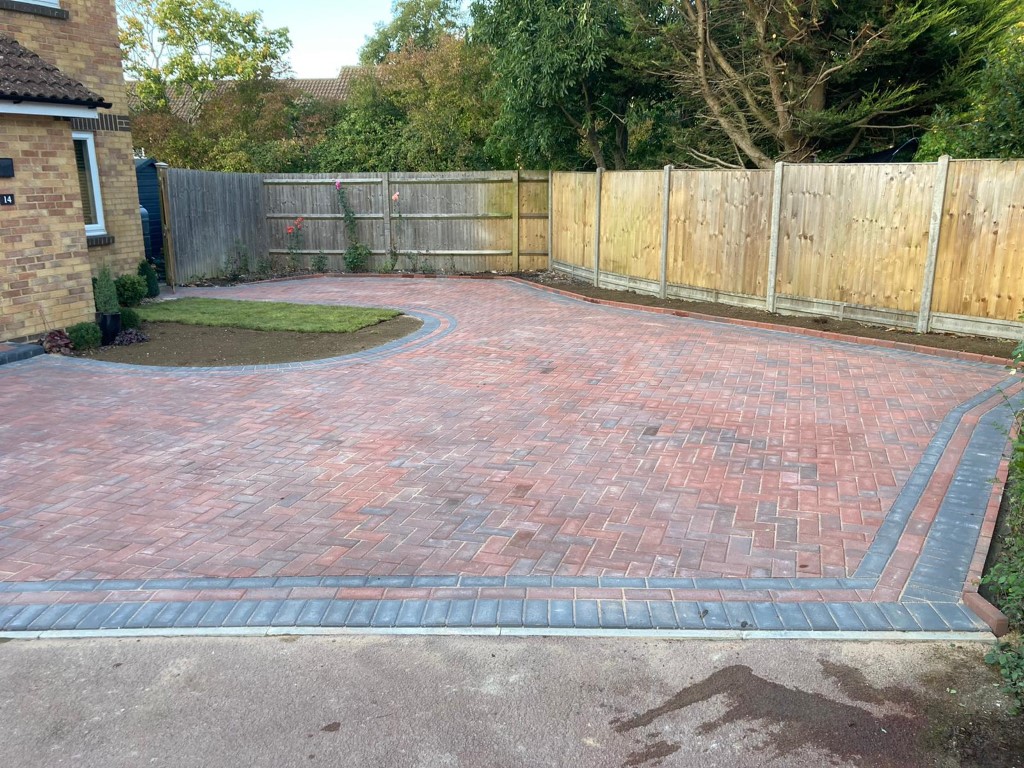 Laying block paving in Albury, Surrey