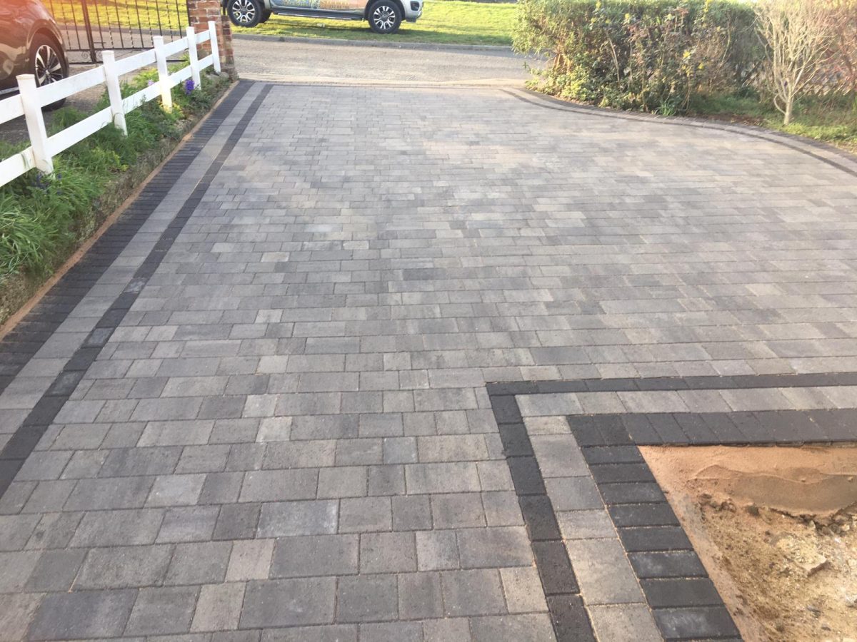 Laying block paving in Artington, Surrey
