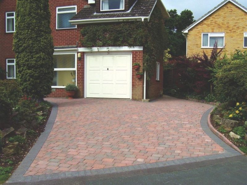 90 degree herringbone paving