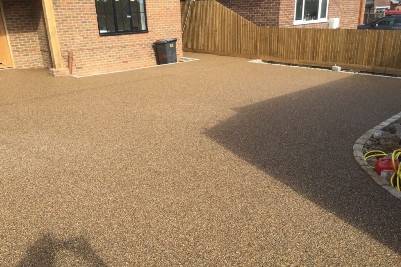 Resurface driveway with resin