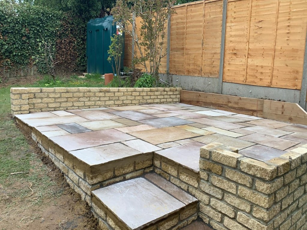 New Patio Laid in Guildford, Surrey